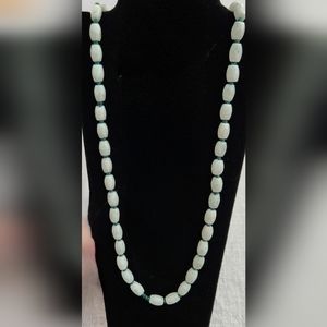 Green Glass Bead Neclace